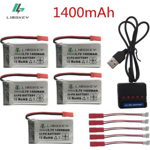 Limskey 1400mah For H11D H11C H11WH battery Ultra-high Capacity 3.7V 1400mAh quadcopter For MJXRC T64 T04 T05 F28 F29 T56 T57