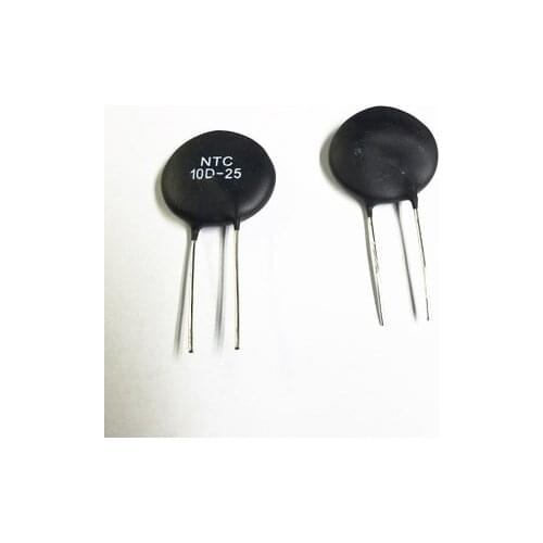 Free shipping thermal resistor MF72-10D25 10D-25 NTC10D-25 10R 6A 25mm