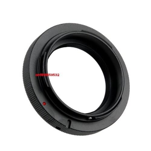 10PCS Black Aluminum Adapter Ring for Telescope T2 T-Mount Lens for 5D 7D 50D 60D 550D 500D 600D 700D 1000D T5i T4i T3i T2i T1i