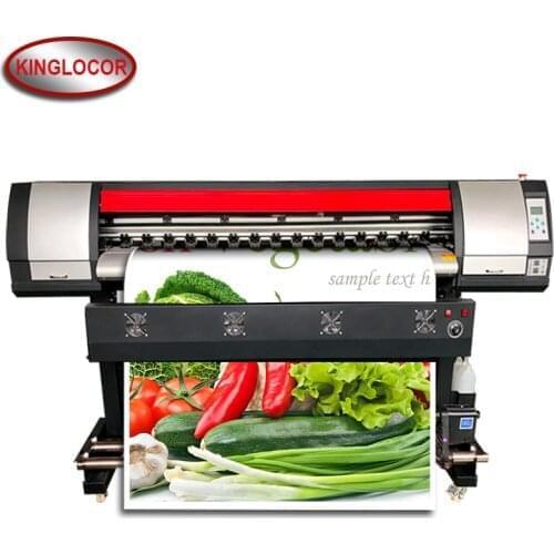 1.8m digital printer for banner sticker CMYK color vinyl canvas billboard post 1.8m eco solvent printer