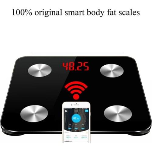 Hot 19 Body Data Smart Weight Scale bathroom Weighing Scales Floor Digital Body Fat Weight Mi Scale Body Balance Bluetooth Conne