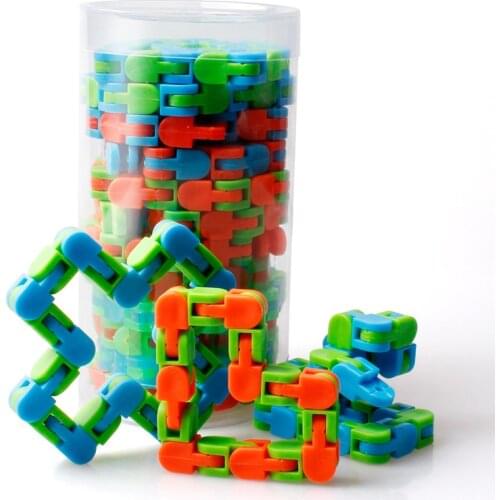 Wacky Tracks autismo sensorial Snap and Click Fidget Toys Kids Autism Snake Puzzles Classic Sensory for Childrens toys