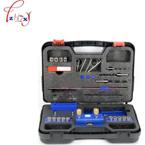 Round Wood Tenon Hole Locator 3 In 1 Woodworking Opener Tools 08400 Portable Log Tenon Punch Set 1PC