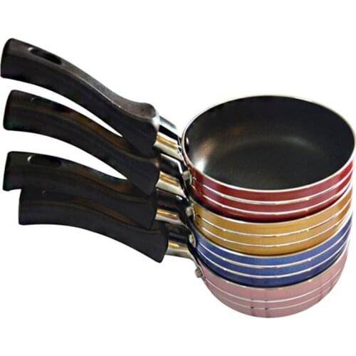 Kitchen Omelette Pan Mini Small Pan Non-stick Cookware Bakeware Color Random Kitchen Home Accessories Outdoor Picnic Tools