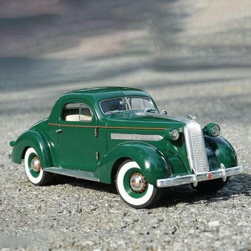 Diecast 1:18 Scale Pontiac Luxury 1936 Classic Car Alloy Metal Model Collection Souvenir Ornaments Display Toys Gift