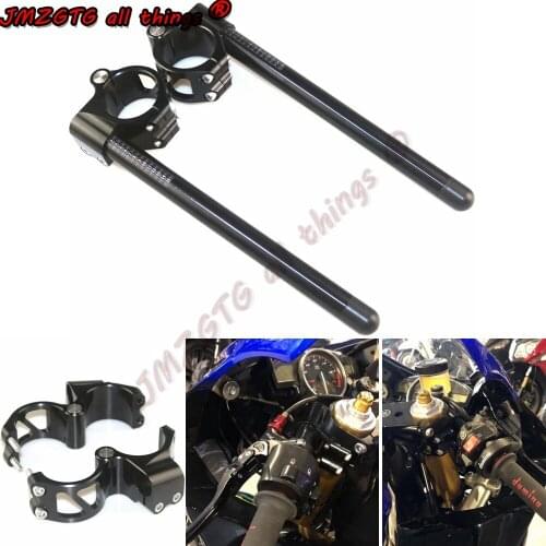 Motorcycle Racing CNC Clip On Handle Bars For YAMAHA R6 2006-2014 & R1 2004-2014 Clip On Handle Bars