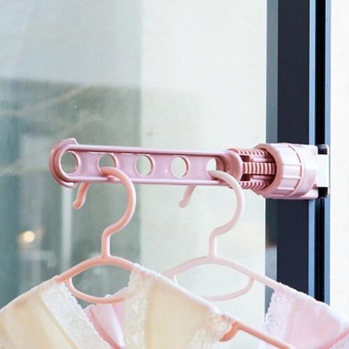 Outside The Balcony Window Hanger Buckle Saves Space Drying Rack Hook Indoor Wall Type Drying Rack Hook