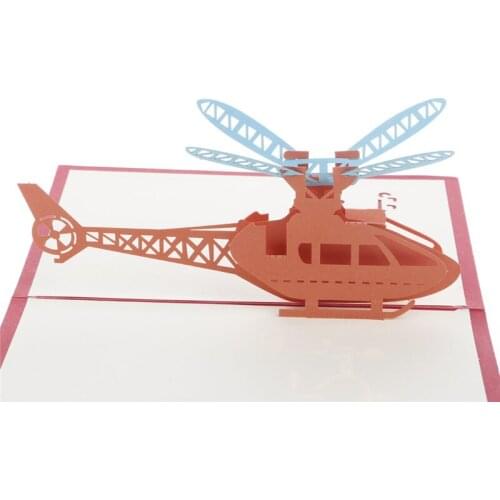 NEW 3D Pop Up Greeting Cards Aircraft Happy Birthday Christmas Anniversary Easter