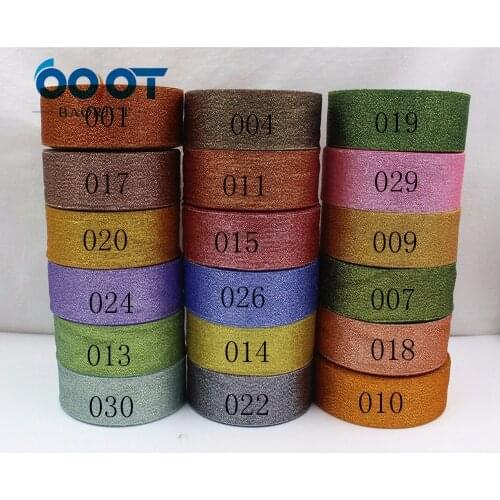 OOOT BAORJCT 1710182,38MM 34 color optional 25 yards green onion ribbon, wedding dress ribbon, gift packaging, DIY hand material