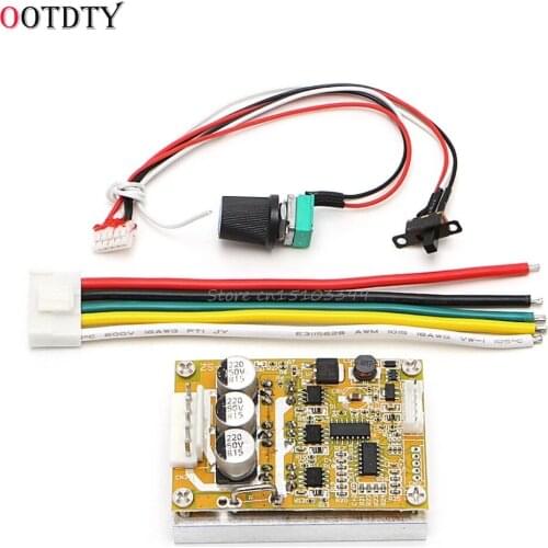 OOTDTY 350W 5-36V DC Motor Driver Brushless Controller BLDC Wide Voltage High Power Three-phase Motor Controller Drop Ship