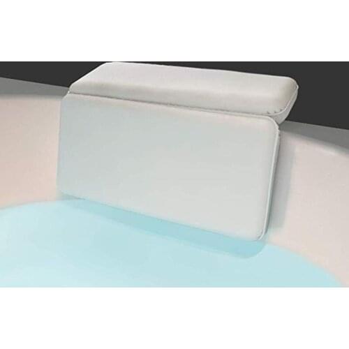 2019 new bathtub pillow suction cup anti-skid PU waterproof sponge bath pillow bathtub cushion