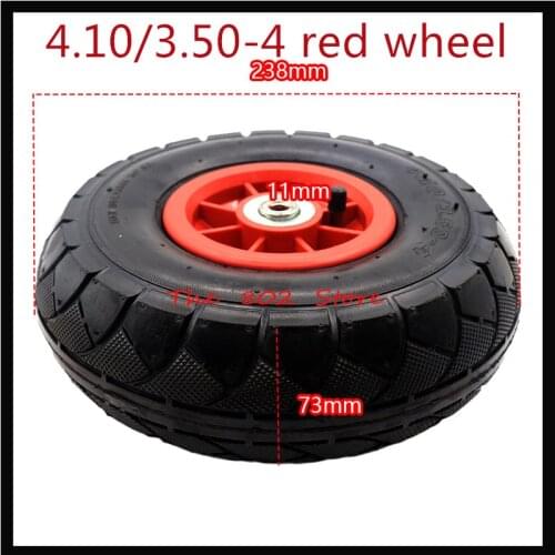 4.10/3.50-4 Rubber Pneumatic Tire Trolley Tire Trolley Transport Tire Accessories Wheel