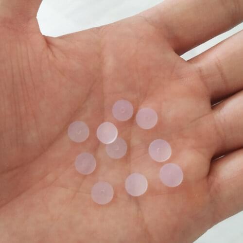 5 Pieces Silicone Piercing Healing Discs Flexible Anti Hyperplasia Saucer Ear Nose Soft Gasket Tragus Anti Invagination