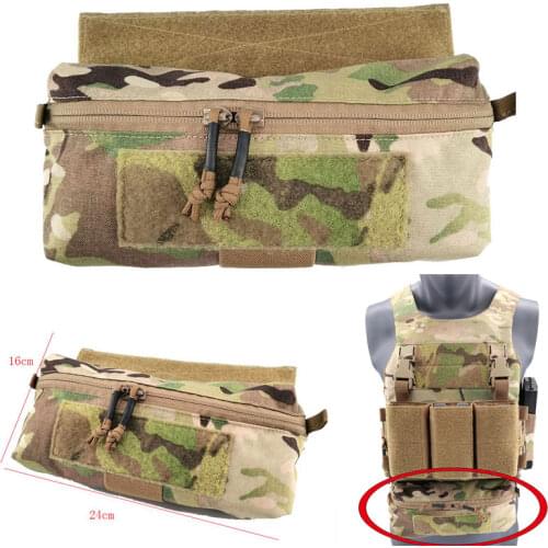 Tactical MK3 JPC AVS Chest Hanging Bag Military Airsoft Hanging Mini Pouch Gear Hunting Vest Abdominal Accessories Bag