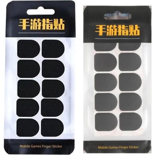 10pcs 18-Pin Sweat Proof Finger Covers for PUBG Touch Screen Thumb Sleeves Gaming Finger Thumb Sleeve Gloves Finger Stickers