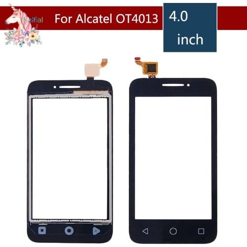 10pcs/lot For Alcatel One Touch Pixi 3 OT4013 4013 4013A 4013D 4013X Touch Screen Digitizer Sensor Outer Glass Lens Panel