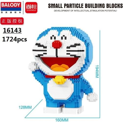 Balody Blocks Anime Rabbit Model Plastic Building Toy Big Size Fox Figures Brinquedos for Children Toys Girls Love Gift 16027