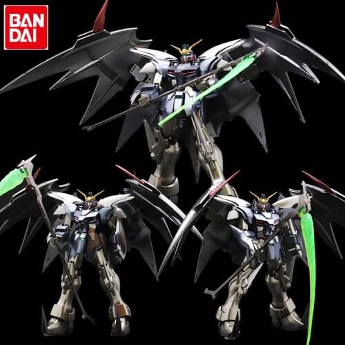 Bandai Gundam Anime Figure MG 1/100 XXXG-01D2 D-Hell Custom Deathscythe Hell Electroplating Metal Colour Action Figure Toys