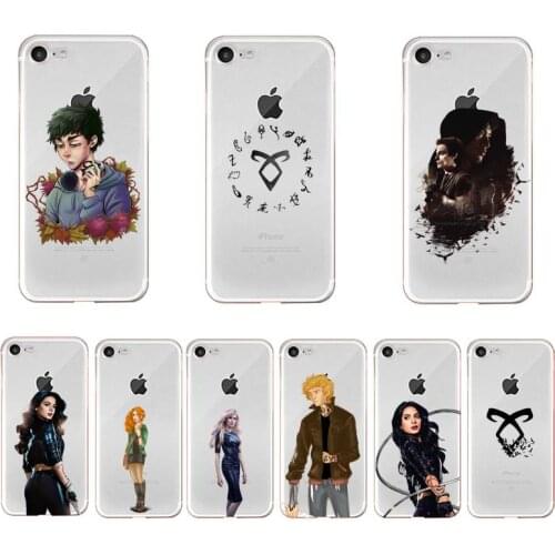 YNDFCNB Shadowhunter Phone Case For iPhone X XS MAX 6 6s 7 7plus 8 8Plus 5 5S SE 2020 XR 11 11pro max Clear funda Cover