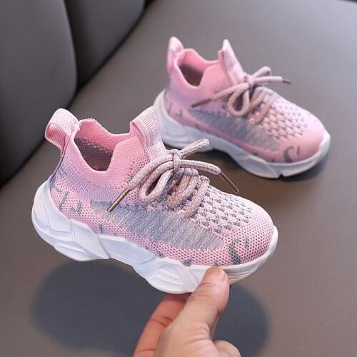 Childrens Sneaker Breathable Boys Running Shoes Girls Casual Soft Comfortable Non-slip Sports Shoes 2021 New Baby Sneaker