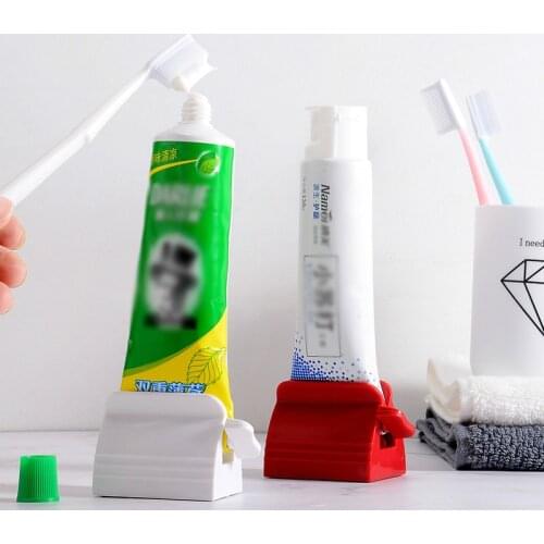 Bathroom Accessories Set Rolling Toothpaste Squeezer Tube Toothpaste Tooth Paste Squeezer Dispenser Creative Toothpaste Holder