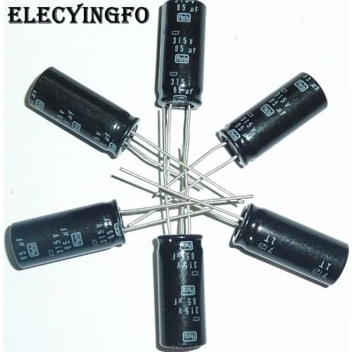 10pcs 85uF 315V85UF Nippon Chemi-Con NCC Photo Flash Capacitor 11.5x26.5mm 315V85uF PH Capacitors