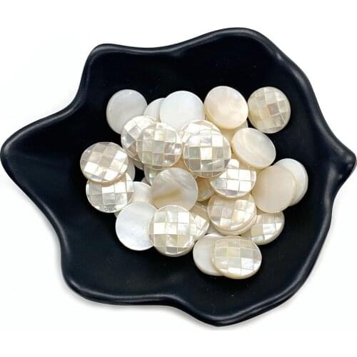 Beautiful Freshwater Shell Faceted Pearl Multi-faceted Beaded Necklace Bracelet Earrings Jewelry Accessories Handmade Wholesale