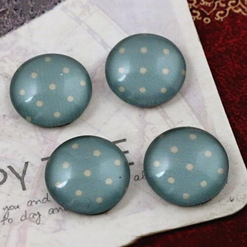 New Fashion 20pcs 12mm Handmade Photo Glass Cabochons E3-37