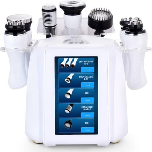 New Arrival Vacuum Ultrasound Therapy Microcurrent Rotating Rf Facial Rejuvenation Skin Lifting Body Shaping Machine