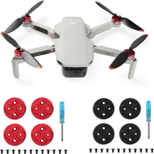 Updated Mini 2 Drone Motor Cover Cap Scratch Proof Propellers Aluminum Alloy Protective Cover For DJI Mavic Mini 2 Accessories