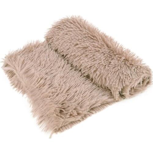 Newborn Baby Faux Fur Photograph Prop Blanket Infant Sleeping Swaddle Blankets