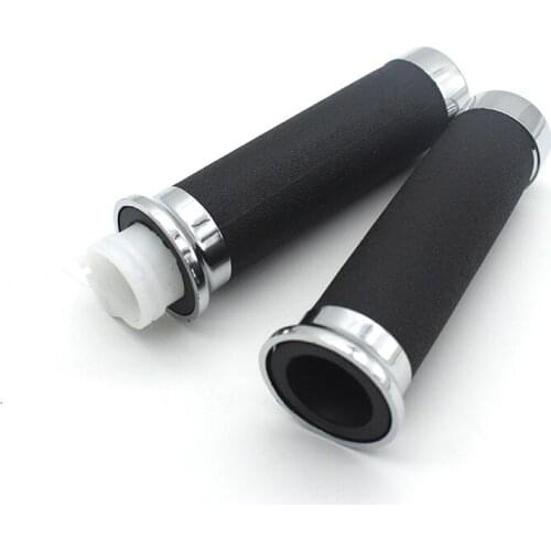 Motorcycle 7/8 Inch 25mm Handle Grip Handlebar Grip Rubber Gel Sleeve for HONDA Steed400 Steed600 VLX Steed 400 600