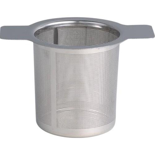1pc Hot Mesh Tea Infuser Reusable Tea Strainer Stainless Steel Teapot Loose Tea Leaf Spice Filter Grid Items Kitchen Accessories