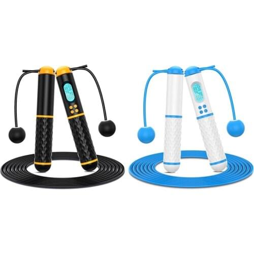 Speed Skipping Rope with Calorie Counter Smart Rope Skipping Weighted Jump Ropes for Fitness Adjustable