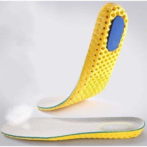 Memory Foam Insoles For Honeycomb Mesh Deodorant Breathable Cushion Running Insoles For Feet Man Women Orthotic Insoles