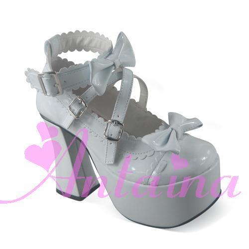 Princess sweet lolita gothic lolita shoes custom lolita cos punk big bow dress shoes an2002 high-heeled High Platform shoes