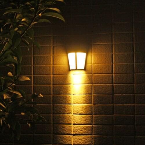 6Led Solar Light Outdoors Waterproof Energy Saving Wall Lights Solar Garden Wall Path Yard Landscape Lighting Fence Lamp