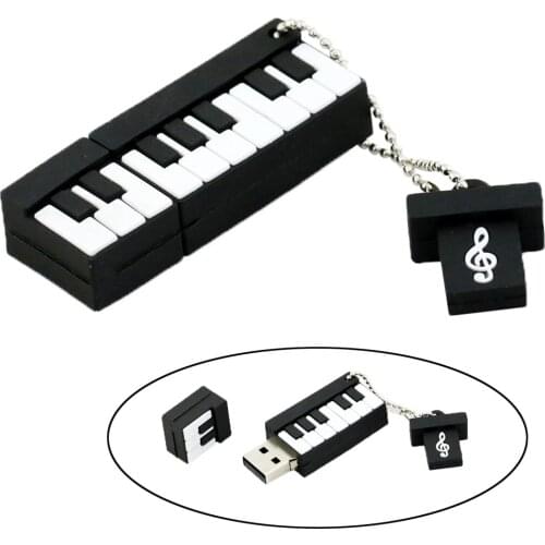 Piano USB Flash Drive 128GB High Speed Pen Drive 64GB USB Stick 32GB Pendrive 16GB USB Flash 8GB 4GB Cle USB 256GB Memory Disk