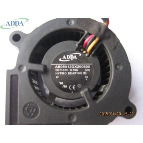 FOR ADDA 5cm AB05012DX200600 5020 12v 0.15a Blower Cooling fan