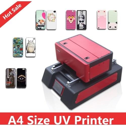 High Speed Multicolor Smart A4 Digital Compact Size Mini UV flatbed Printer For Plastic, Acrylic, Phonecase,T-shirt,Glass etc