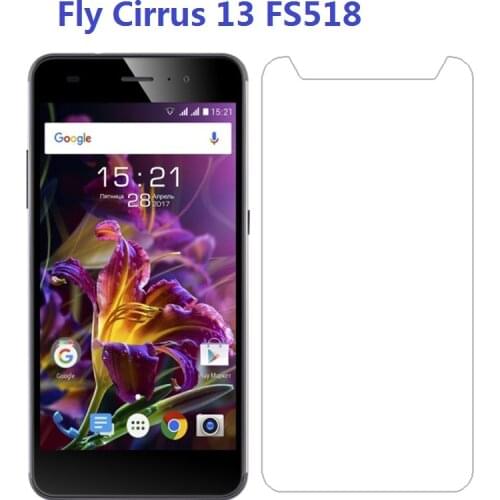 2PCS For Fly Cirrus 13 FS518 Tempered Glass SmartPhone Protective Screen Protector for For Fly Cirrus 13 FS518 Cover Glass Film