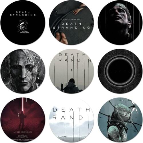 Death Stranding Icons Pins Badge Decoration Brooches Metal Badges For Clothes Backpack Decoration