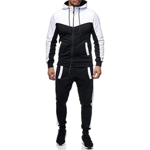 2PC Sets Mens Sportswear Sport Suit Clothing