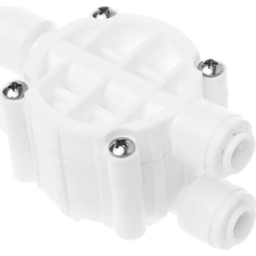 4 Way 1/4 Port Auto Shut Off Valve For RO Reverse Osmosis Water Filter System