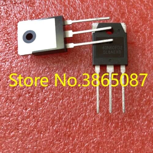 40N60FD2 SGT40N60FD2PN TO-3P POWER TUBE IGBT TRANSISTOR 10PCS/LOT ORIGINAL NEW