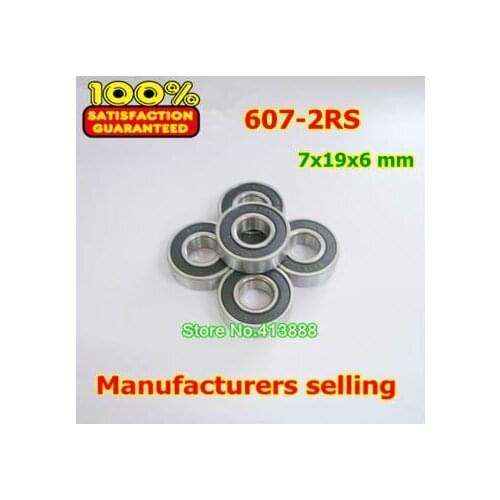 500pcs free shipping SUS440C environmental corrosion resistant stainless steel bearings (Rubber seal cover) S607-2RS 7*19*6 mm