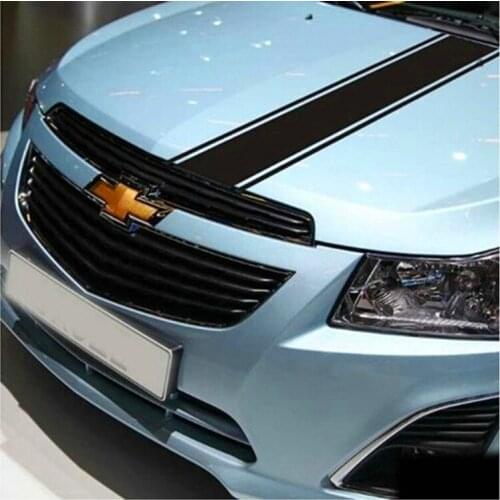 Car Decal Dual Racing stripes 7.5'' for Cruze Motor Vinyl Hood Roof Rear Stickers ZC938