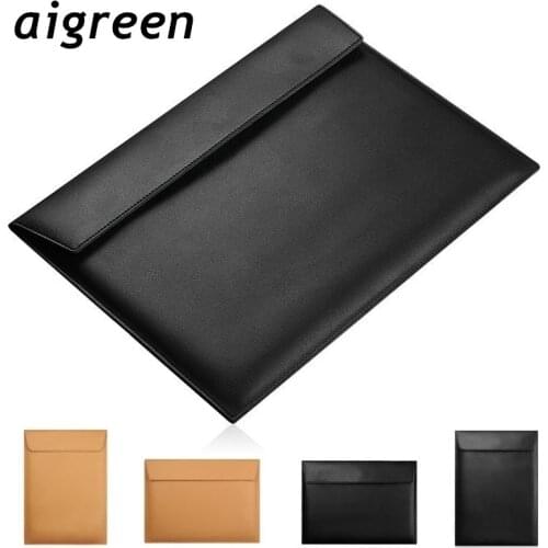 2020 Newest Brand PU Leather Sleeve Case For MacBook AIR 13",Retina 13.3",15.4",11",Envelope Bag,Wholesales,Free Drop Shipping