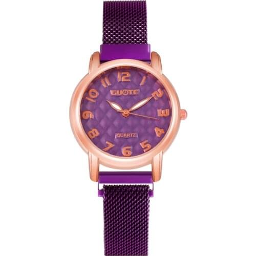 Women Watch Fashion Delicate Small Dial Digital Quartz Watches Reloj Mujer Casual Magnetic Mesh Strap Ladies Dress Clock Montre