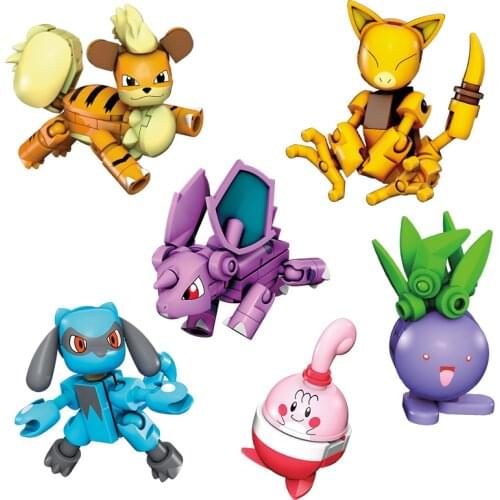 TAKARA TOMY Pokemon Action Figure Pokemon Ball Gacha Oddish Riolu Toy Rare Movable Model